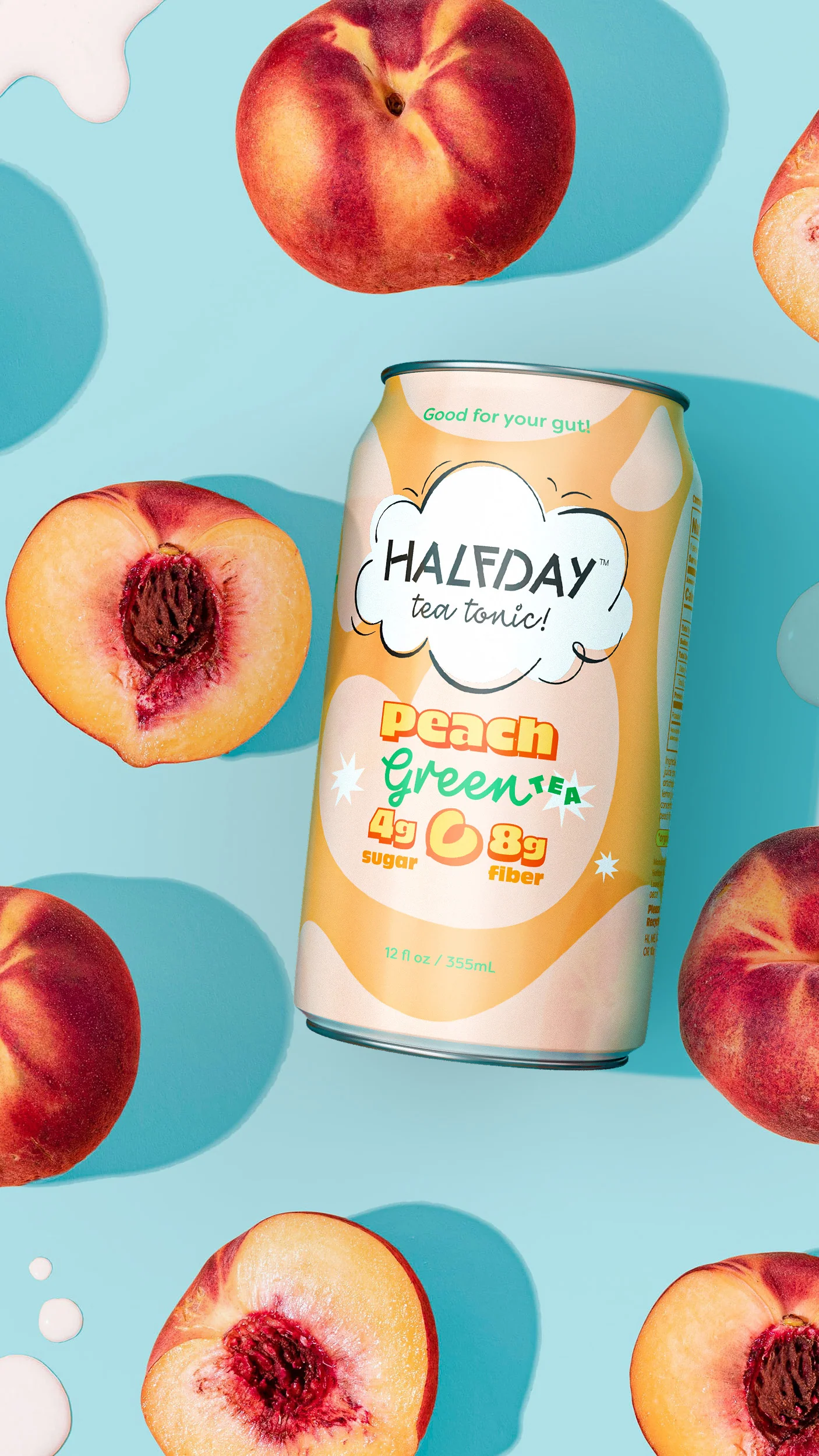 halfday peach tea tonic