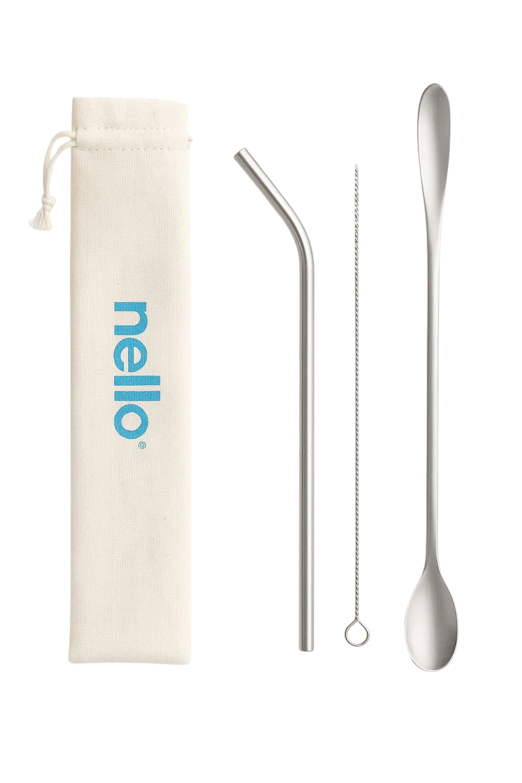 Straw + Spoon Kit