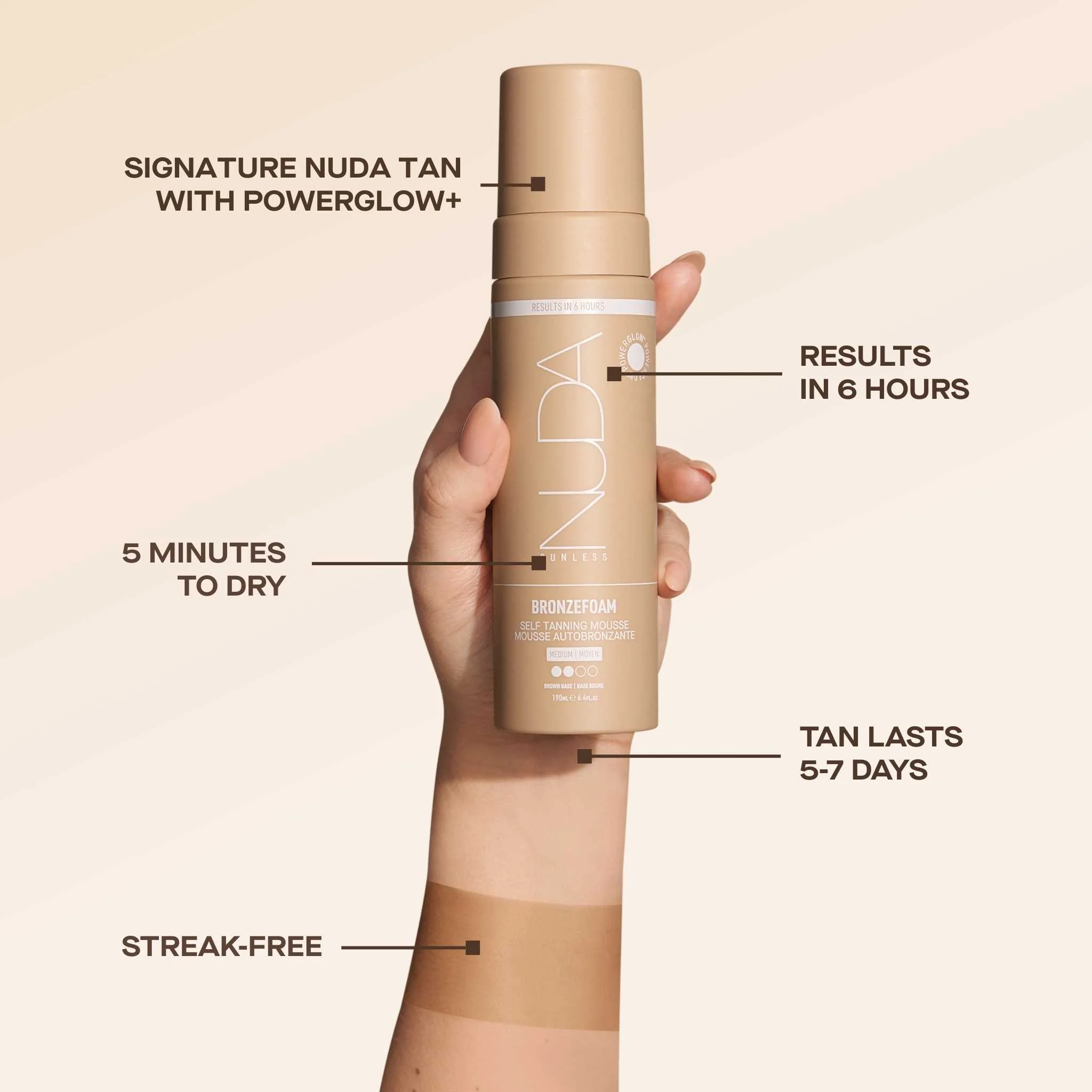 BronzeFoam - Self Tanning Mousse