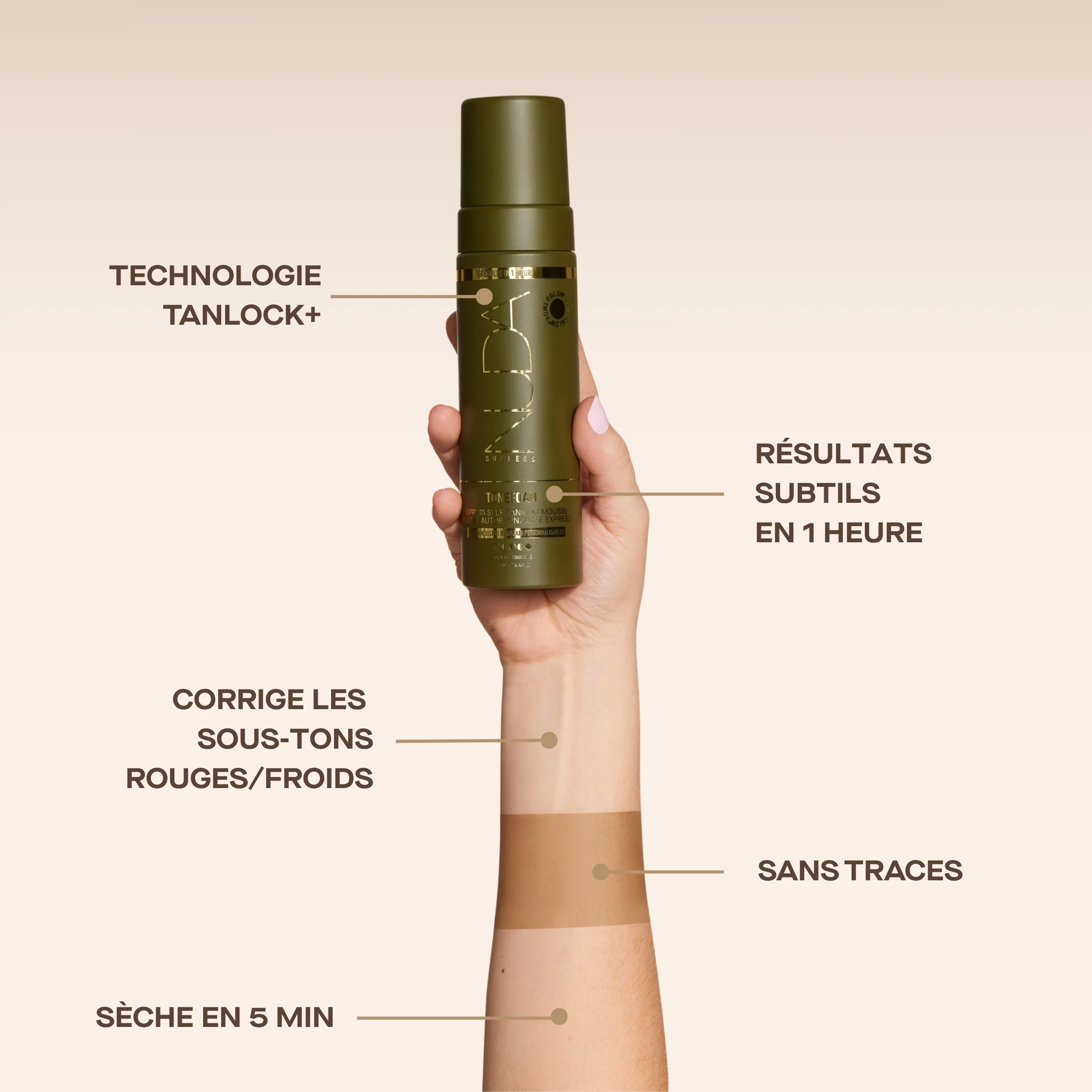 ToneFoam Olive - Self Tanning Mousse